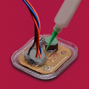Encapsulamento de placas elétricas, fundição de equipamentos de alta voltagem e eletrônicos.