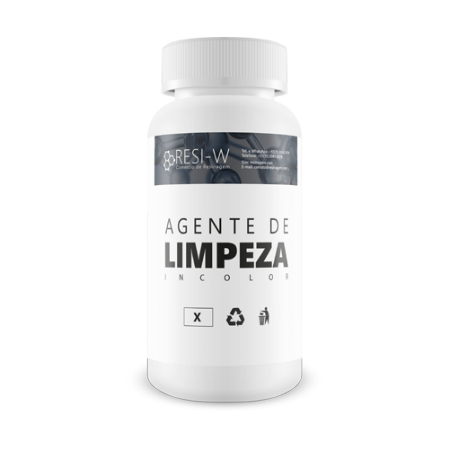 Kit de resinagem com agente de limpeza incolor